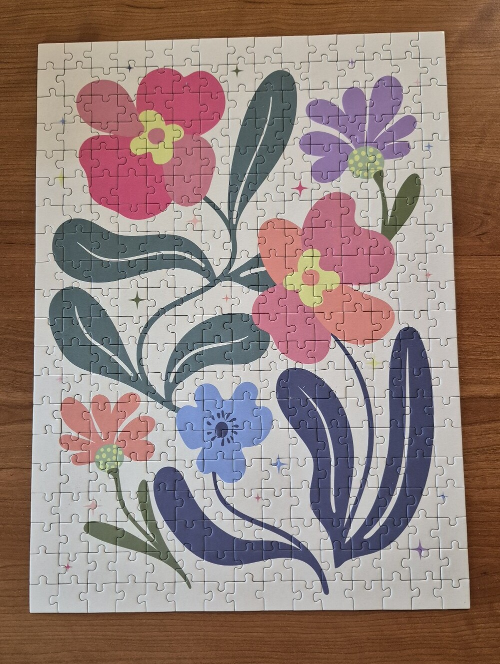 300 Piece Puzzle in Decorative Box Complete Floral Calming